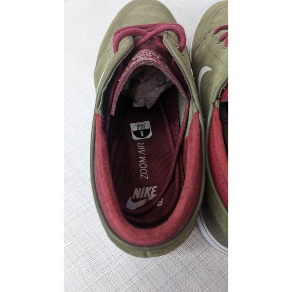 Nike Zoom Stefan Janoski 333824 216 Medium Olive/White-TM red-BLK size 9 main image 7
